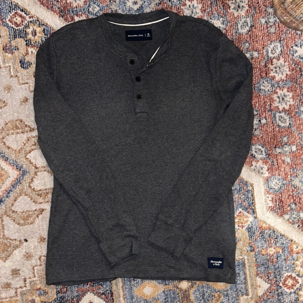 Mens Abercrombie Thermal Henley